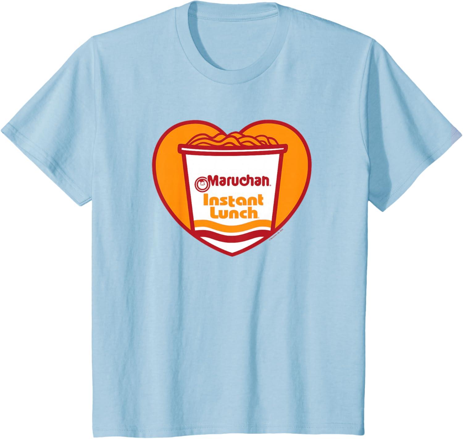 image:imageMaruchan Heart Instant Lunch Ramen Soup Cup TShirtBaby Blue