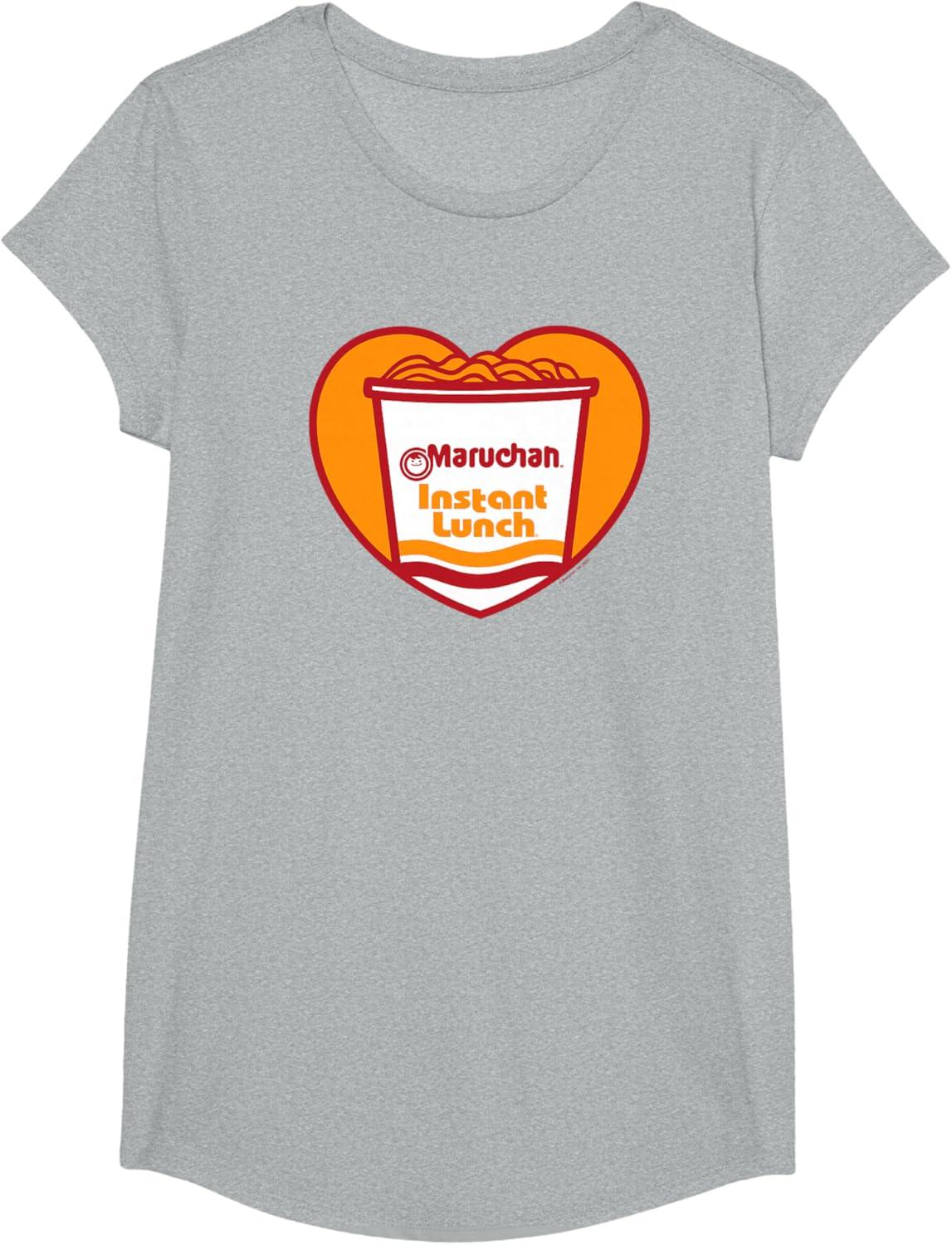 image:imageMaruchan Heart Instant Lunch Ramen Soup Cup TShirtHeather Grey