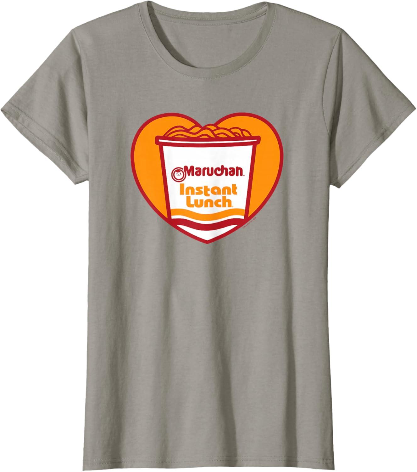 image:imageMaruchan Heart Instant Lunch Ramen Soup Cup TShirtSlate Grey