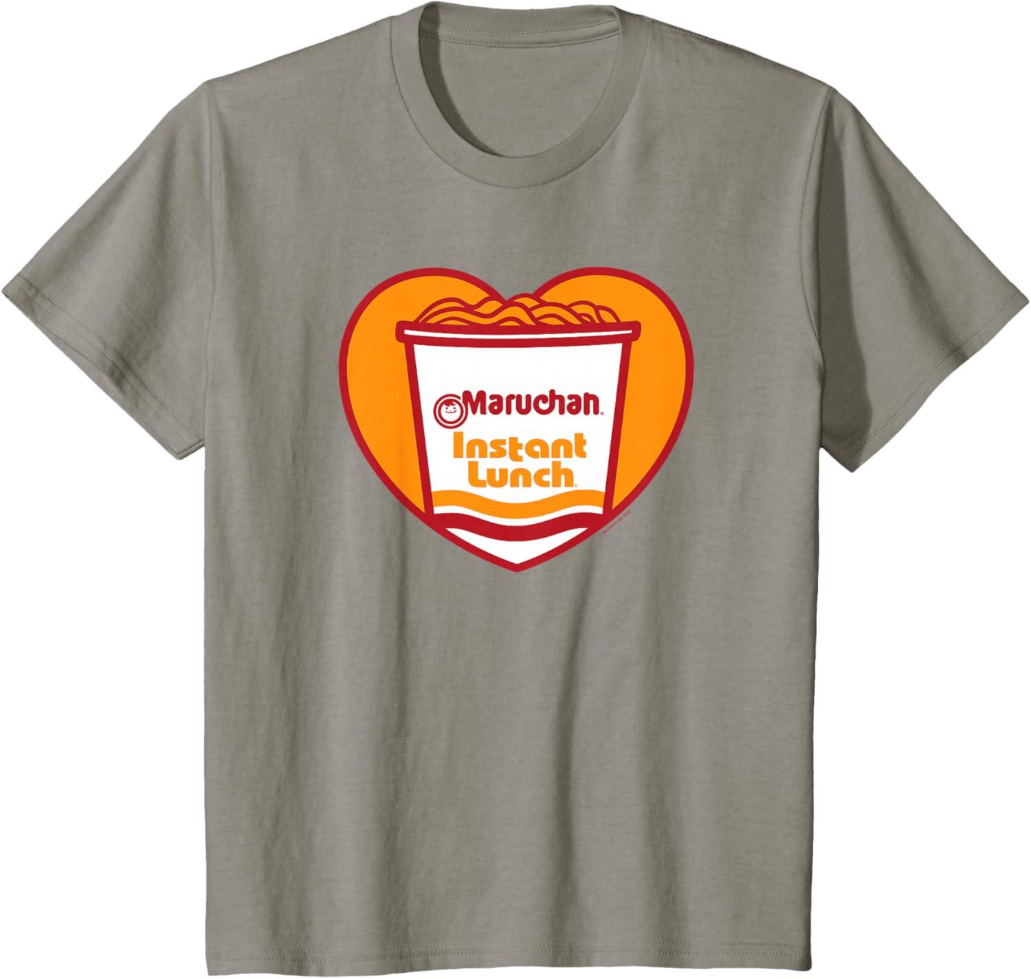 image:imageMaruchan Heart Instant Lunch Ramen Soup Cup TShirtSlate Grey