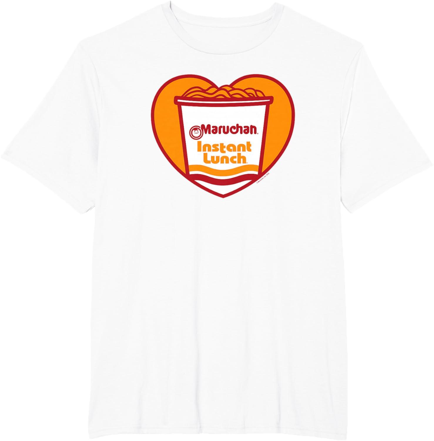 image:imageMaruchan Heart Instant Lunch Ramen Soup Cup TShirtWhite