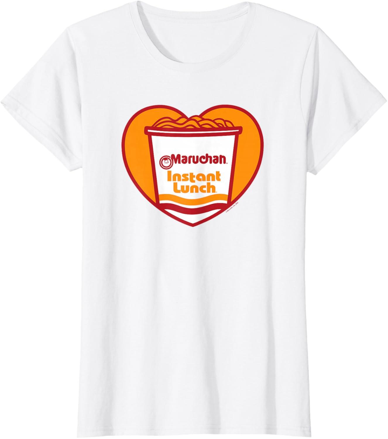 image:imageMaruchan Heart Instant Lunch Ramen Soup Cup TShirtWhite