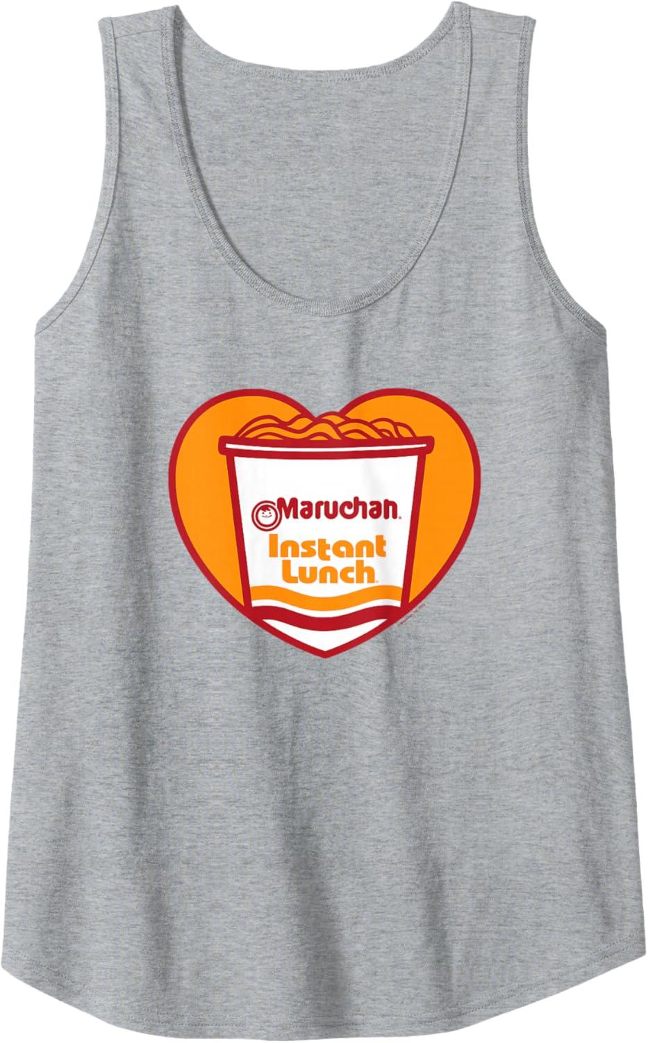 image:imageMaruchan Heart Instant Lunch Ramen Soup Cup Tank TopHeather Grey