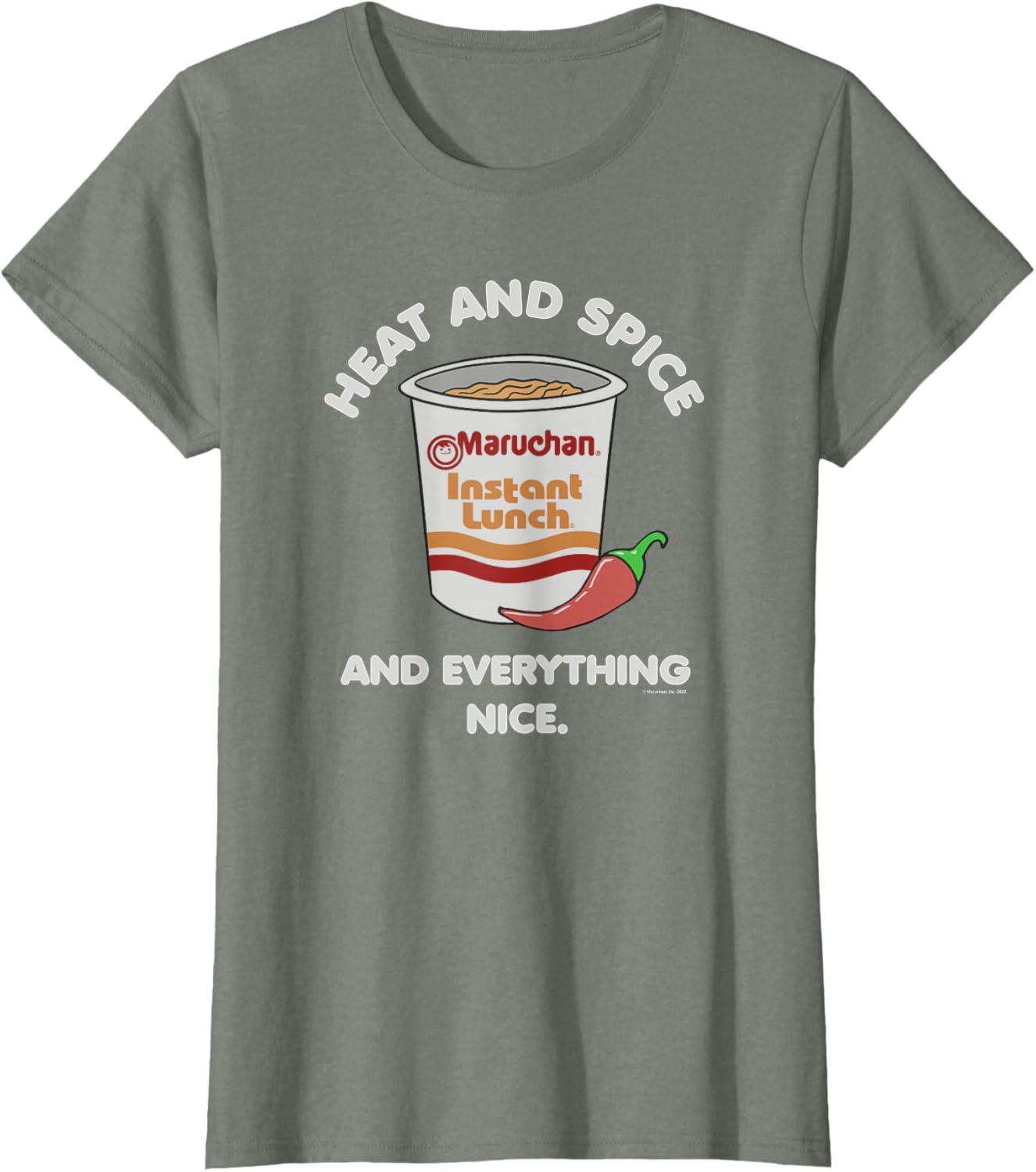 image:imageMaruchan Heat And Spice And Everything Nice Logo TShirtOlive Heather