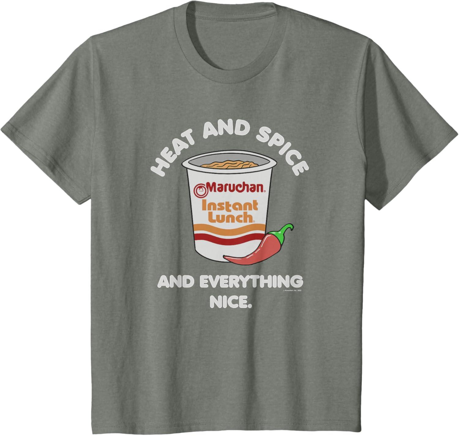 image:imageMaruchan Heat And Spice And Everything Nice Logo TShirtOlive Heather