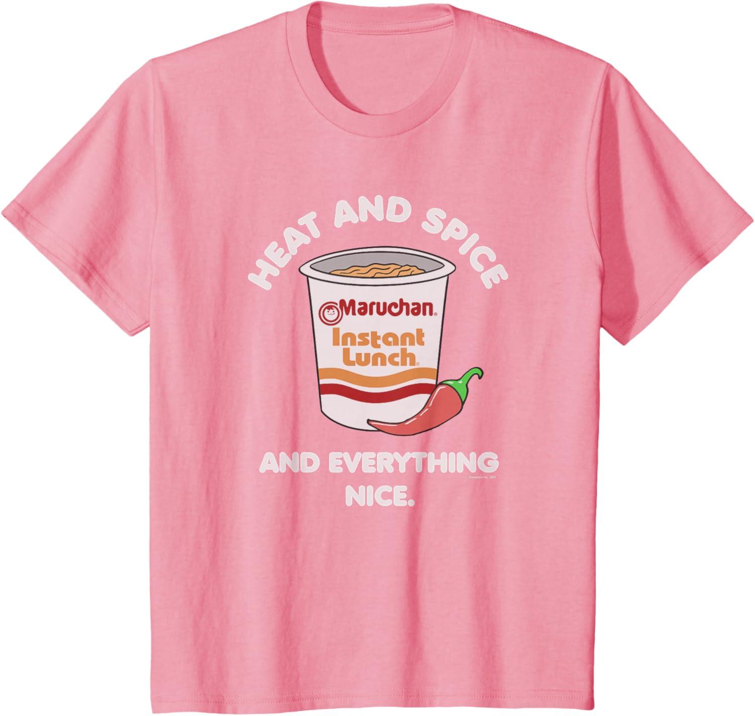 image:imageMaruchan Heat And Spice And Everything Nice Logo TShirtPink