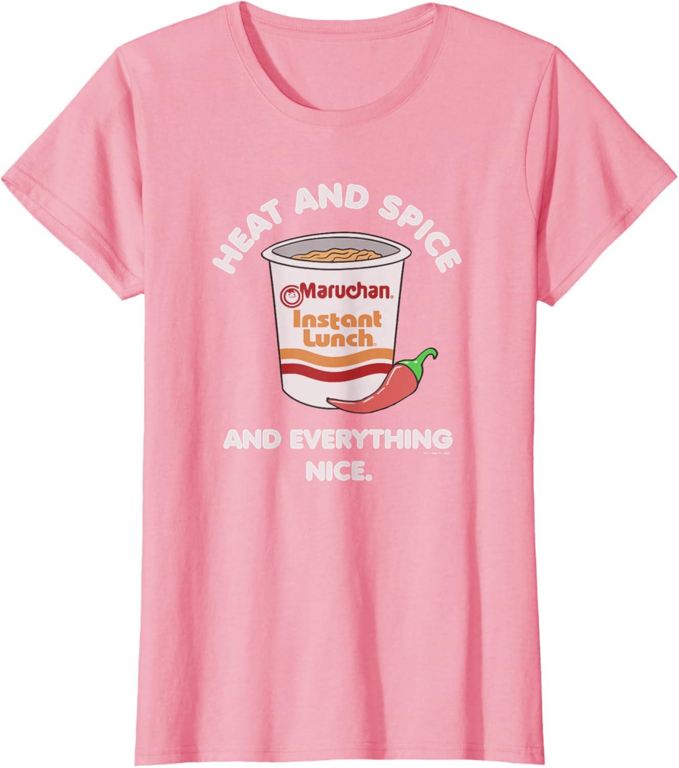 image:imageMaruchan Heat And Spice And Everything Nice Logo TShirtPink