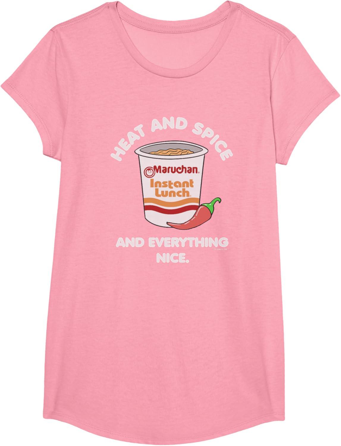 image:imageMaruchan Heat And Spice And Everything Nice Logo TShirtPink