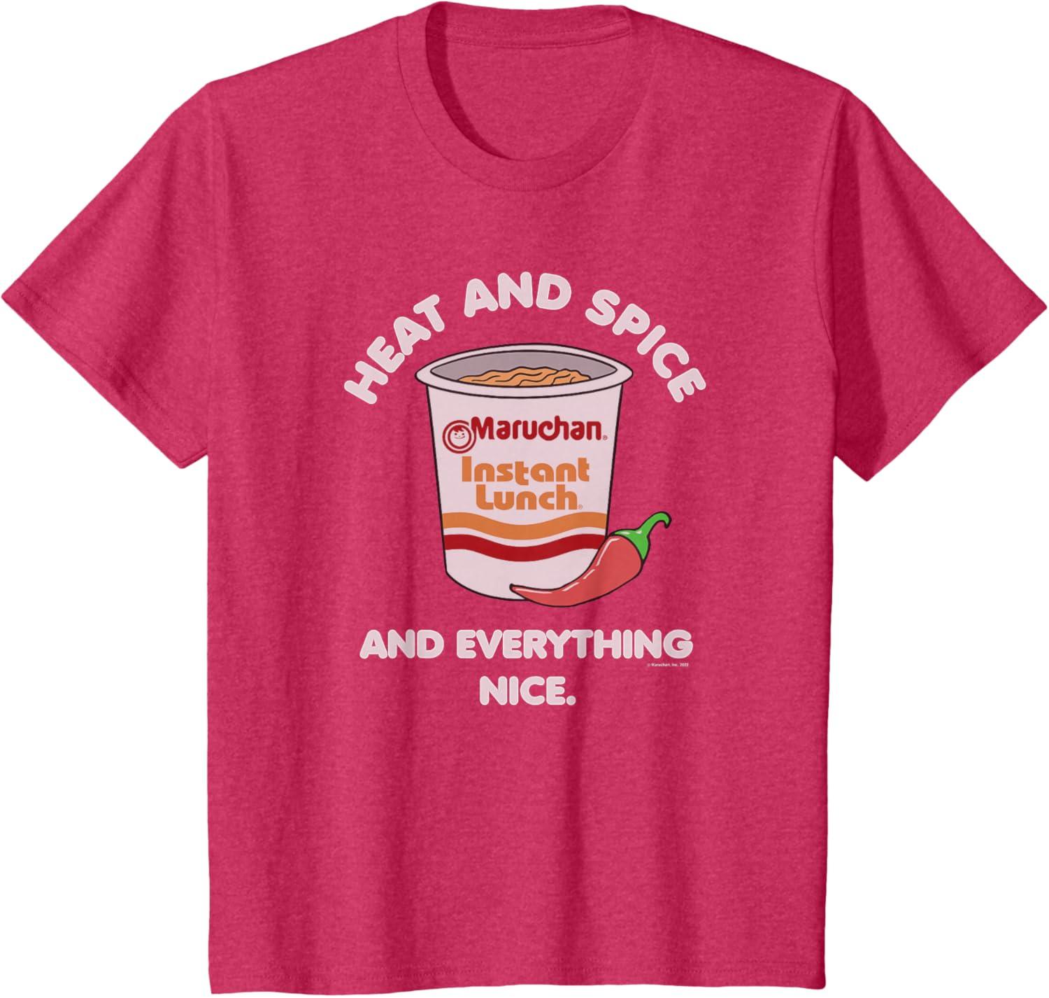 image:imageMaruchan Heat And Spice And Everything Nice Logo TShirtRed Heather