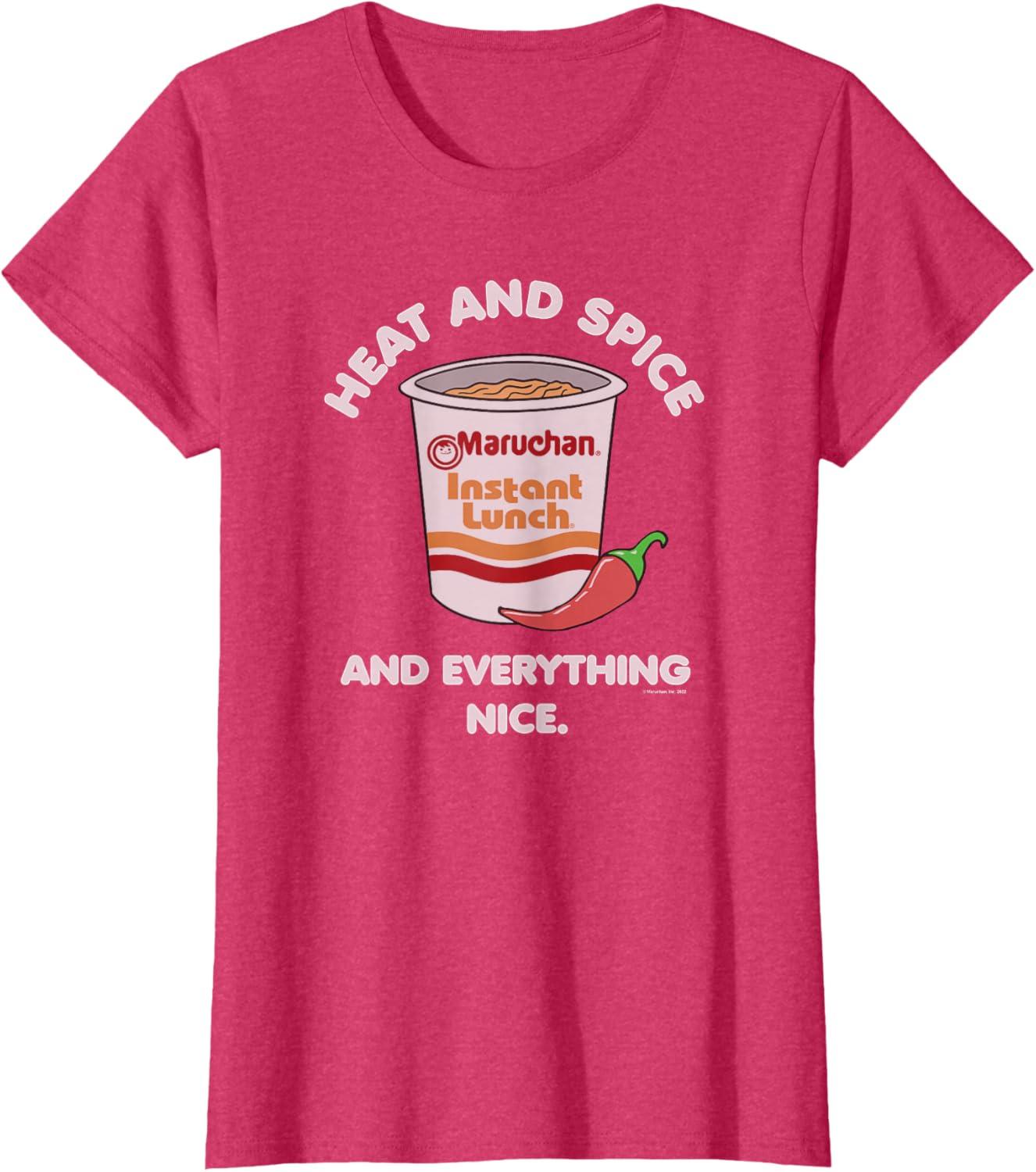 image:imageMaruchan Heat And Spice And Everything Nice Logo TShirtRed Heather
