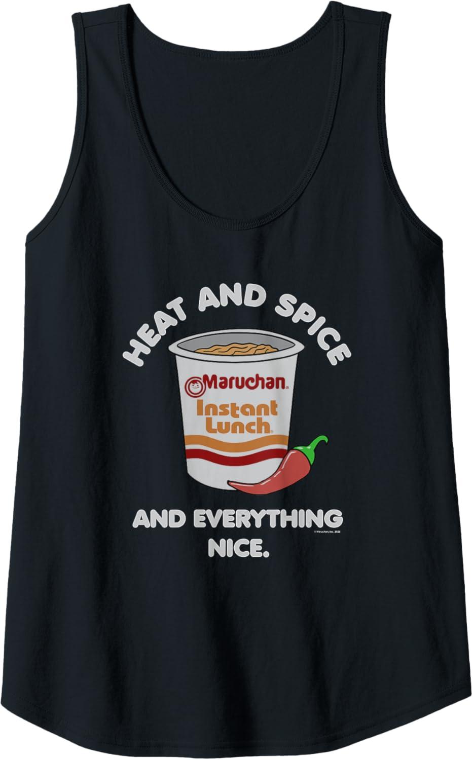 image:imageMaruchan Heat And Spice And Everything Nice Logo Tank TopBlack