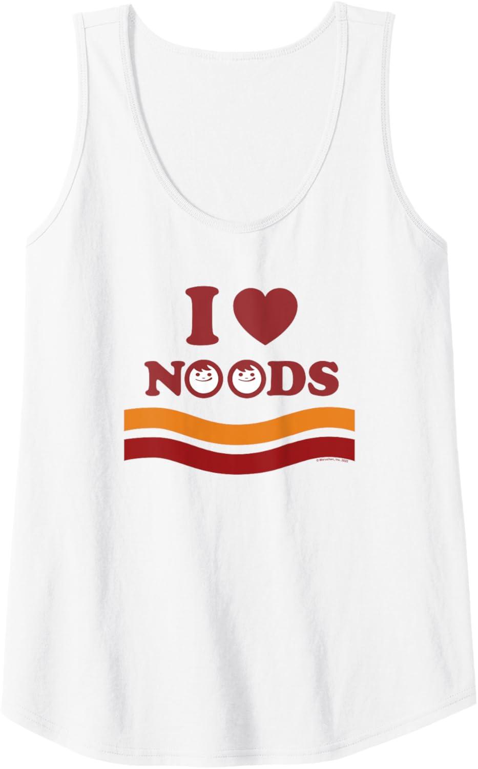 image:imageMaruchan I Heart Noods Humor Logo Tank TopWhite