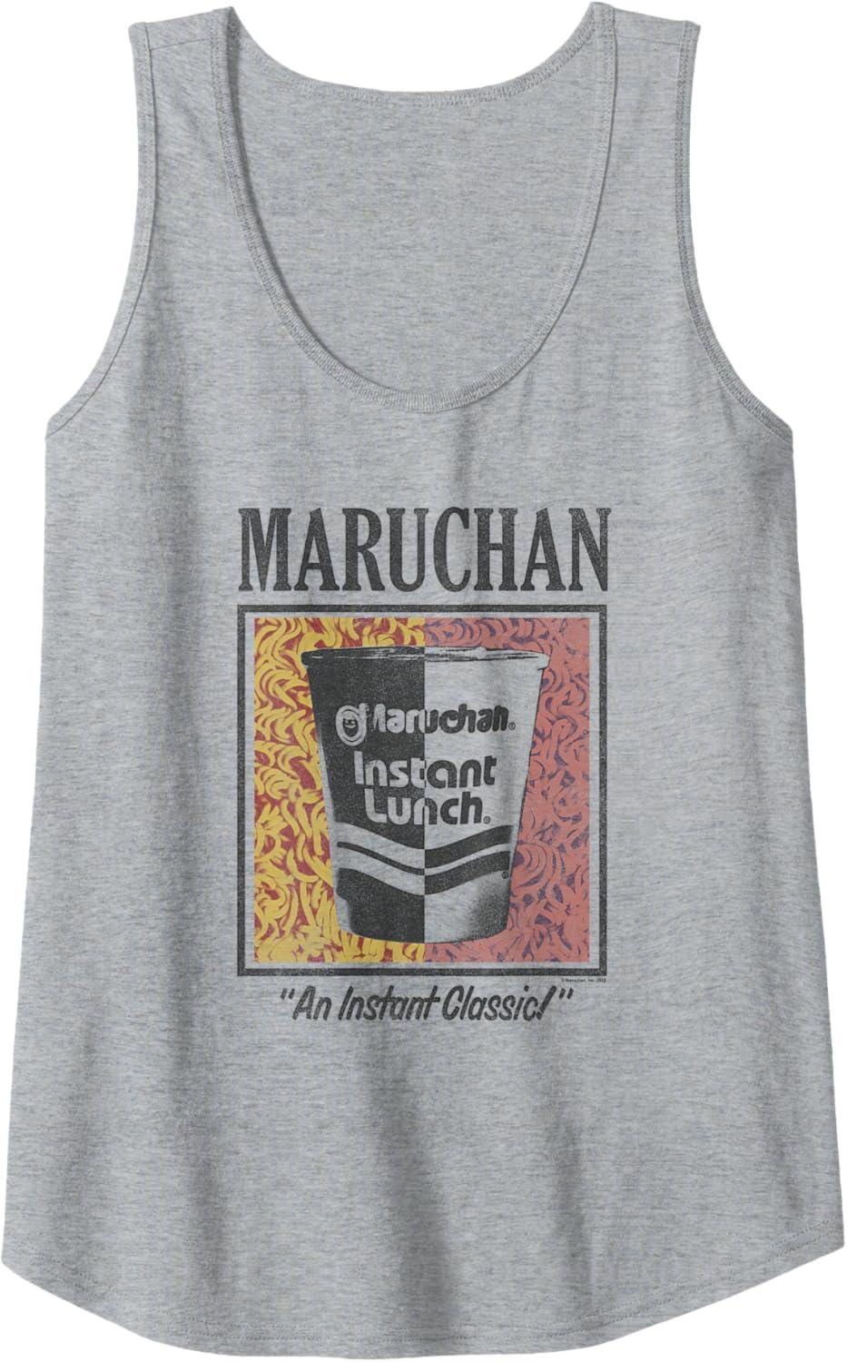 image:imageMaruchan Instant Lunch An Instant Classic Art Pop Logo Tank TopHeather Grey
