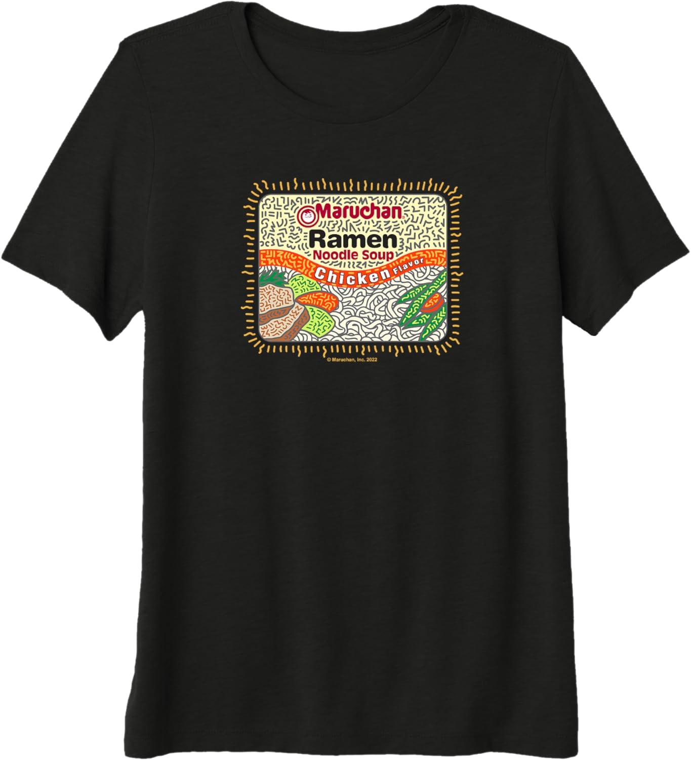 image:imageMaruchan Instant Lunch Chicken Flavor Art Premium TriBlend TShirtBlack