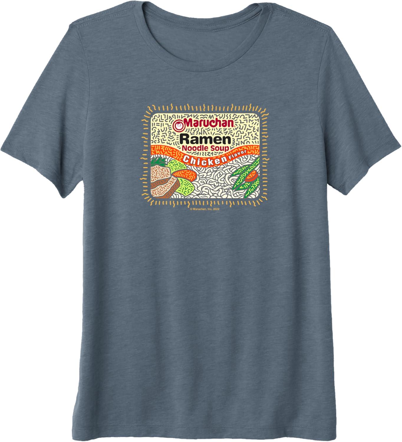 image:imageMaruchan Instant Lunch Chicken Flavor Art Premium TriBlend TShirtSlate Grey