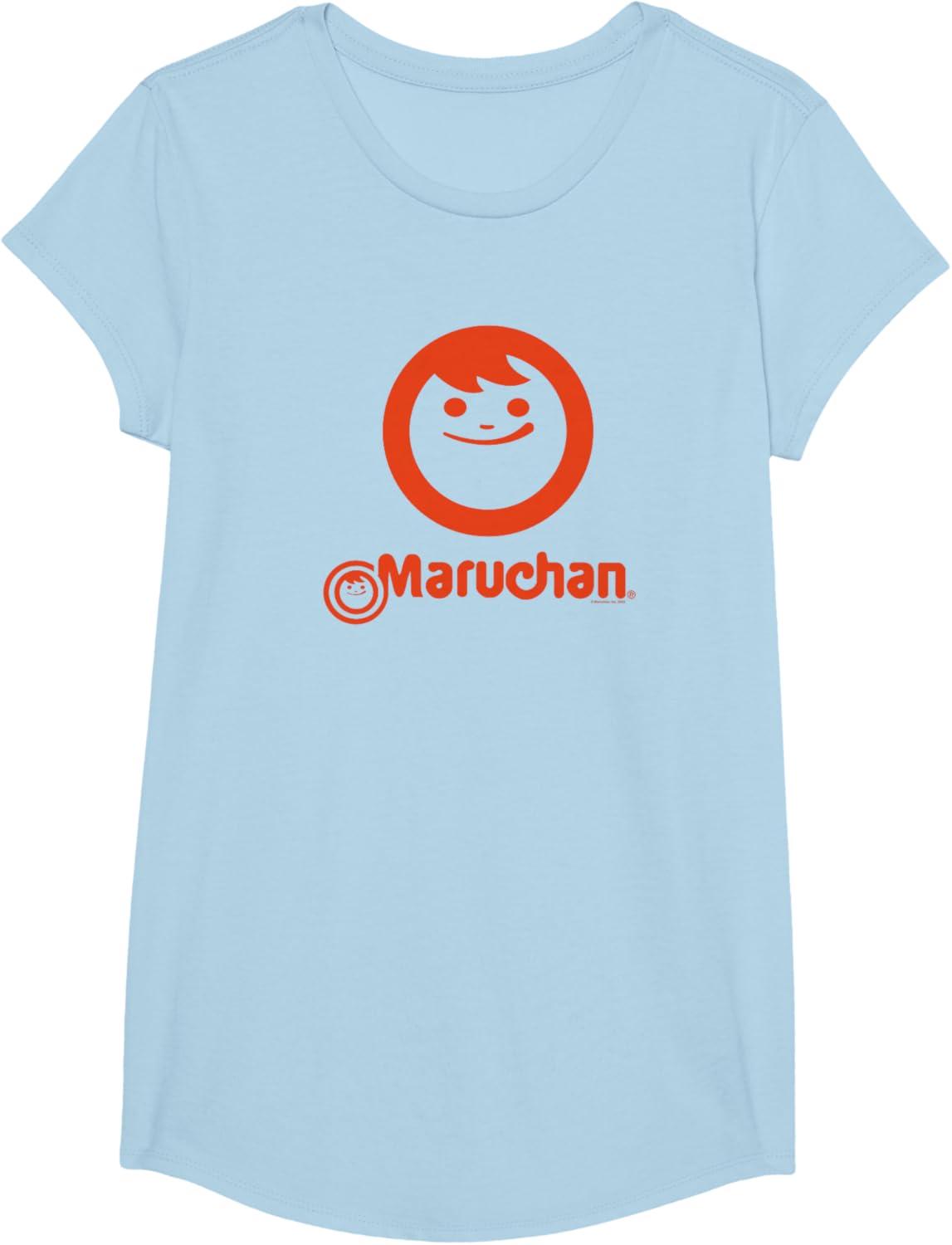 image:imageMaruchan Instant Lunch Classic Happy Face Vintage Logo TShirtBaby Blue