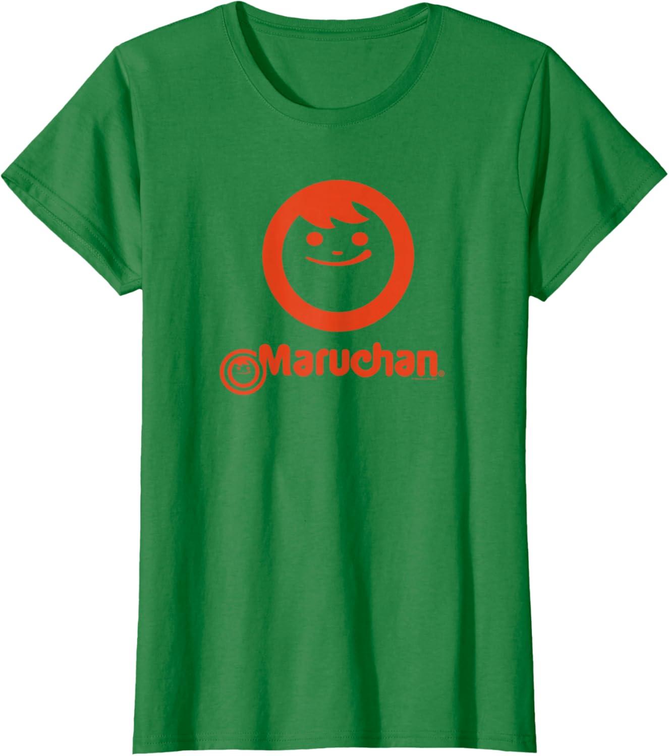 image:imageMaruchan Instant Lunch Classic Happy Face Vintage Logo TShirtKelly Green