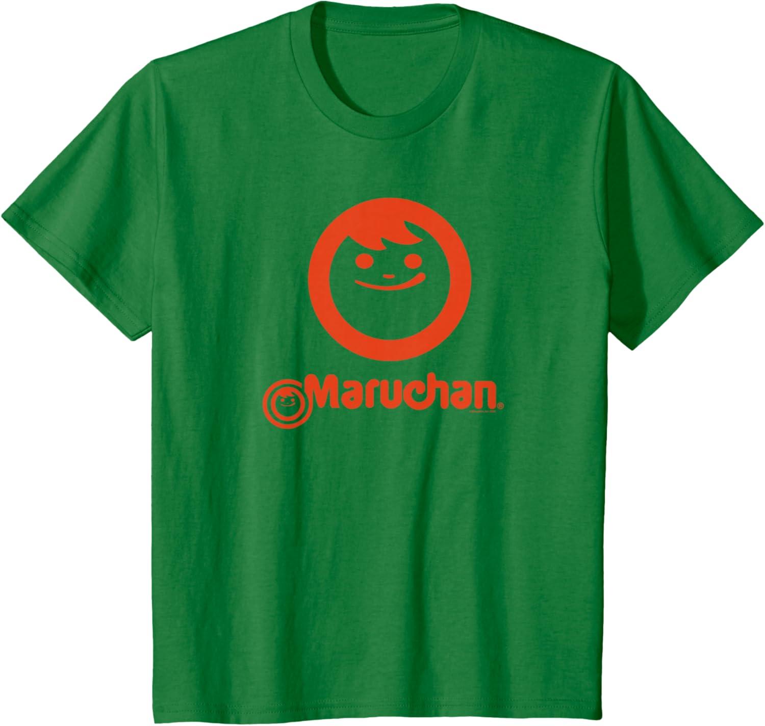 image:imageMaruchan Instant Lunch Classic Happy Face Vintage Logo TShirtKelly Green
