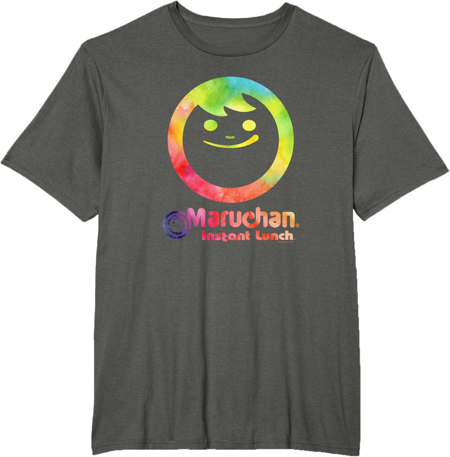 image:imageMaruchan Instant Lunch Colour Pop Classic Retro Logo TShirtAsphalt Grey