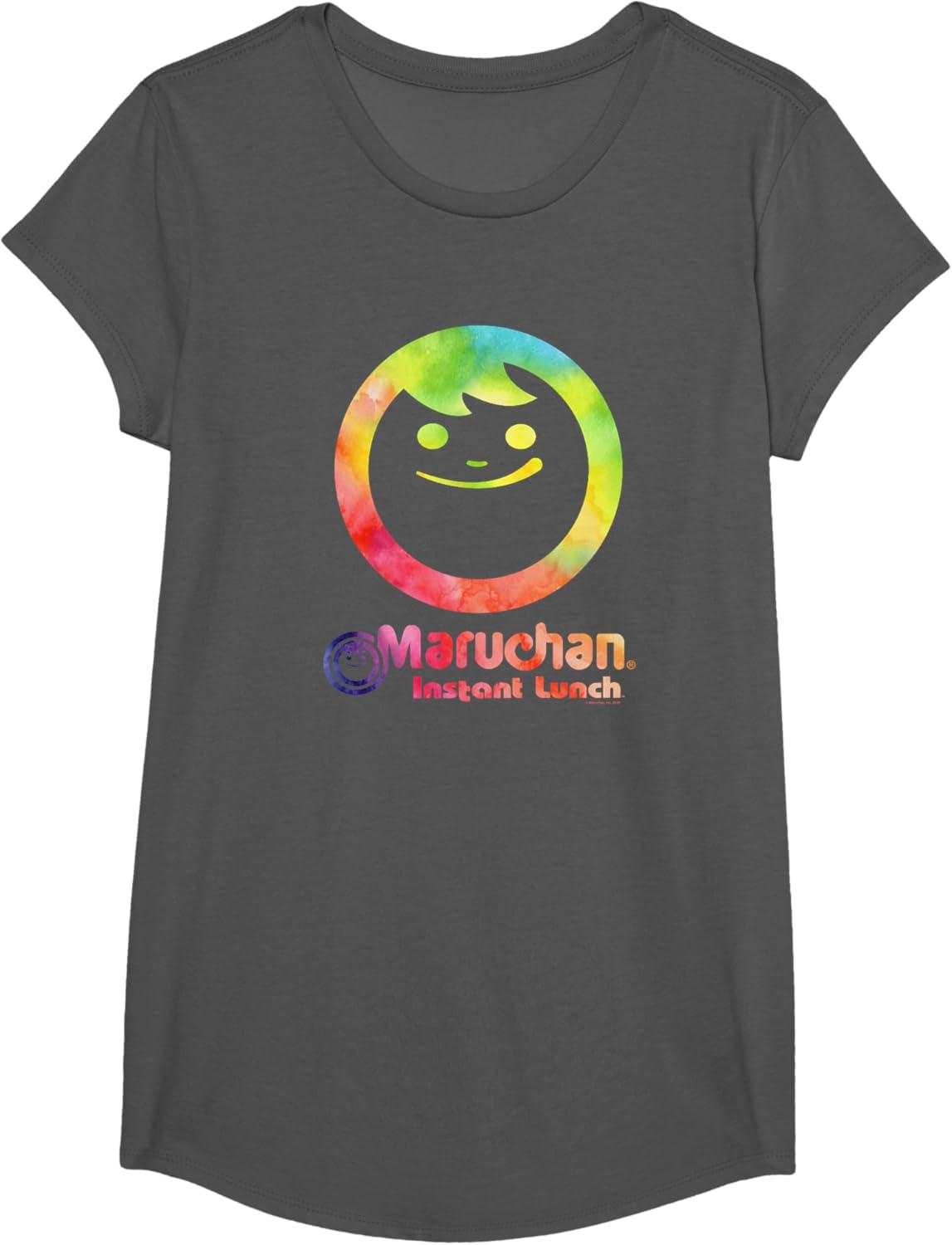 image:imageMaruchan Instant Lunch Colour Pop Classic Retro Logo TShirtAsphalt Grey