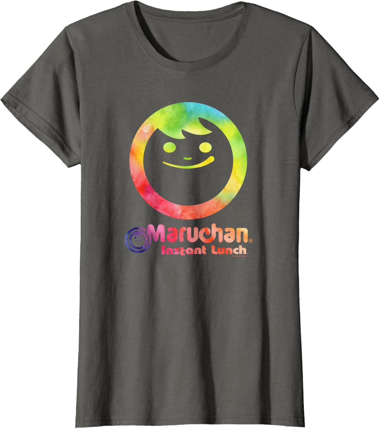image:imageMaruchan Instant Lunch Colour Pop Classic Retro Logo TShirtAsphalt Grey