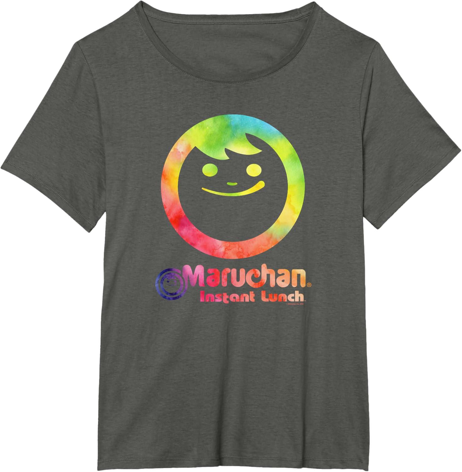 image:imageMaruchan Instant Lunch Colour Pop Classic Retro Logo TShirtAsphalt Grey