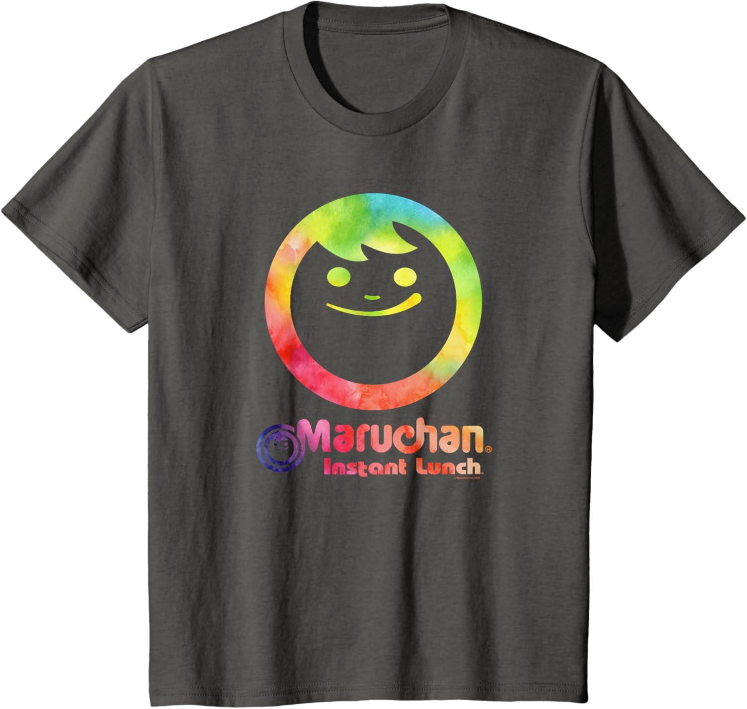 image:imageMaruchan Instant Lunch Colour Pop Classic Retro Logo TShirtAsphalt Grey