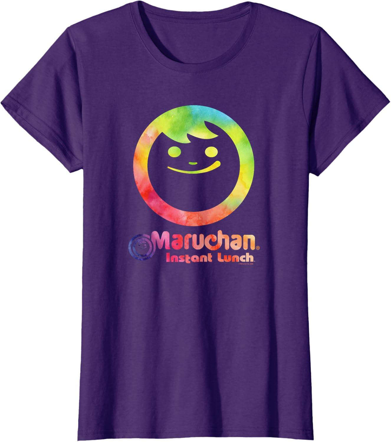image:imageMaruchan Instant Lunch Colour Pop Classic Retro Logo TShirtPurple