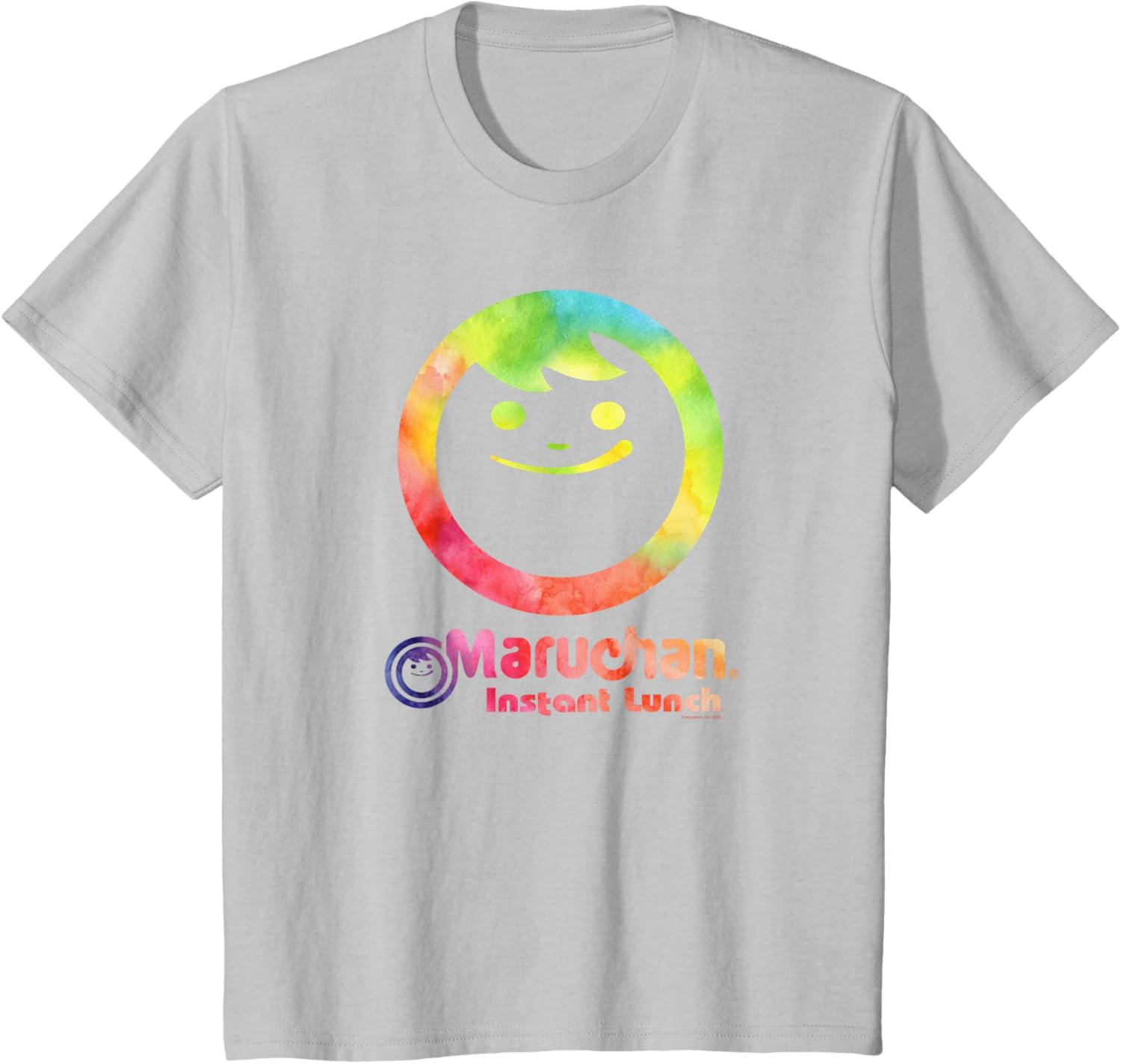 image:imageMaruchan Instant Lunch Colour Pop Classic Retro Logo TShirtSilver Grey