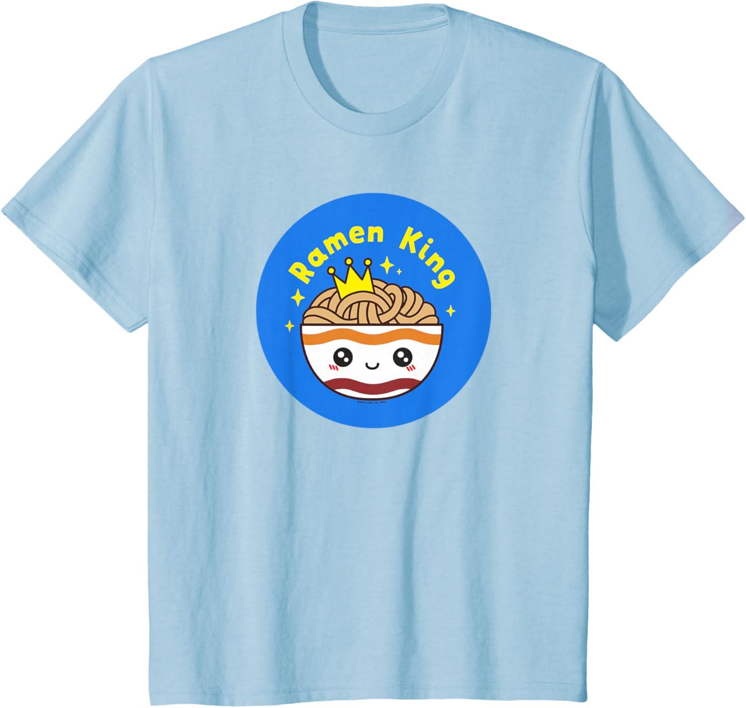 image:imageMaruchan Instant Lunch Cute Kawaii Ramen King Bowl Logo TShirtBaby Blue