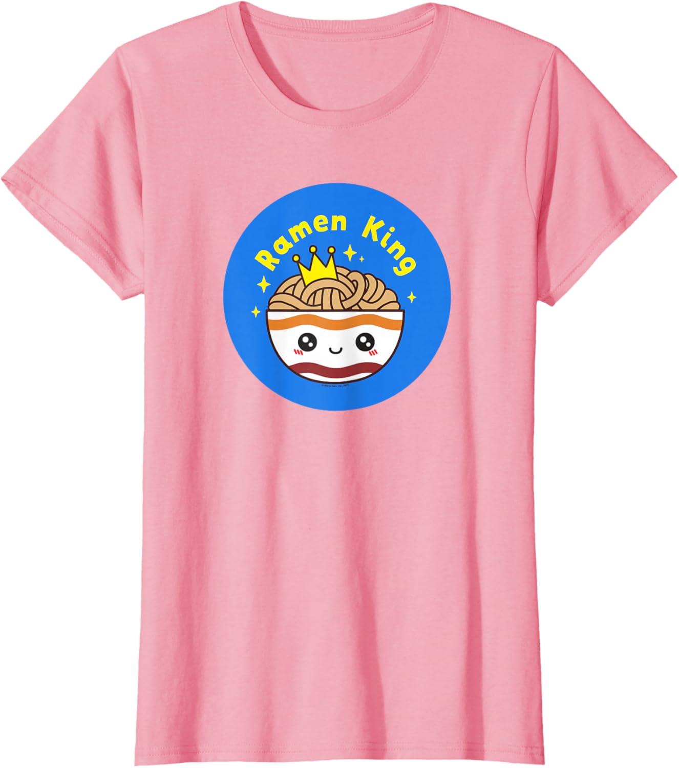 image:imageMaruchan Instant Lunch Cute Kawaii Ramen King Bowl Logo TShirtPink