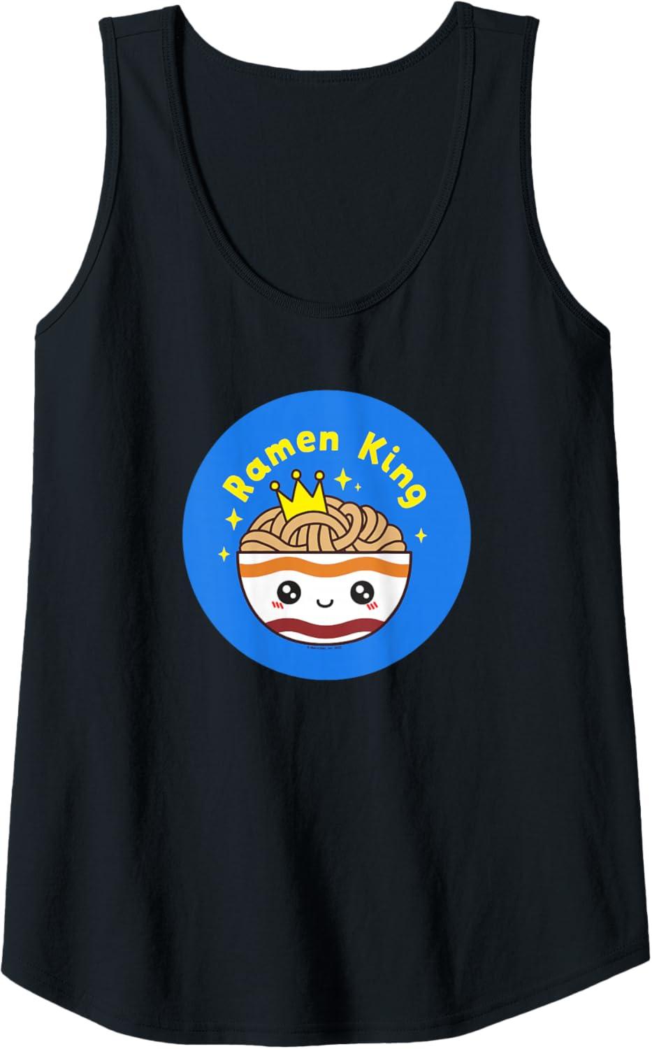 image:imageMaruchan Instant Lunch Cute Kawaii Ramen King Bowl Logo Tank TopBlack