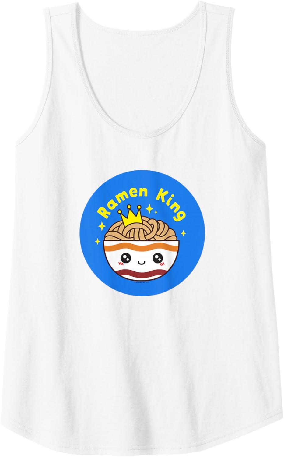 image:imageMaruchan Instant Lunch Cute Kawaii Ramen King Bowl Logo Tank TopWhite