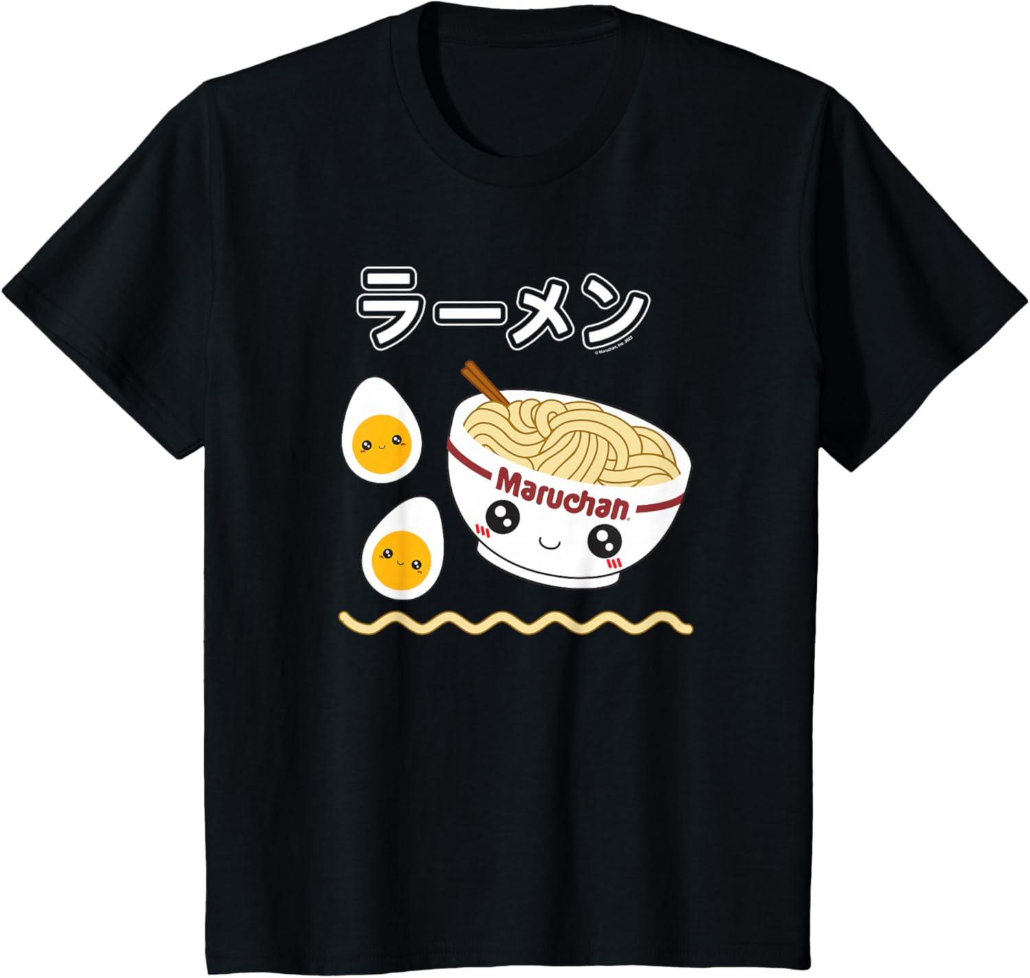 image:imageMaruchan Instant Lunch Cute Ramen Japanese Style Logo TShirtBlack