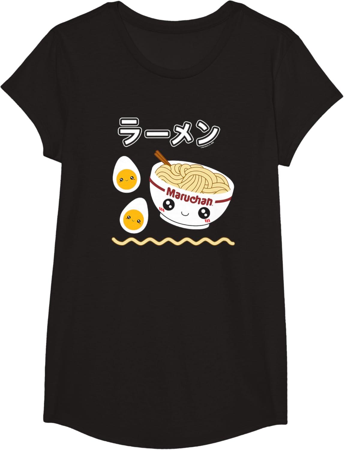 image:imageMaruchan Instant Lunch Cute Ramen Japanese Style Logo TShirtBlack