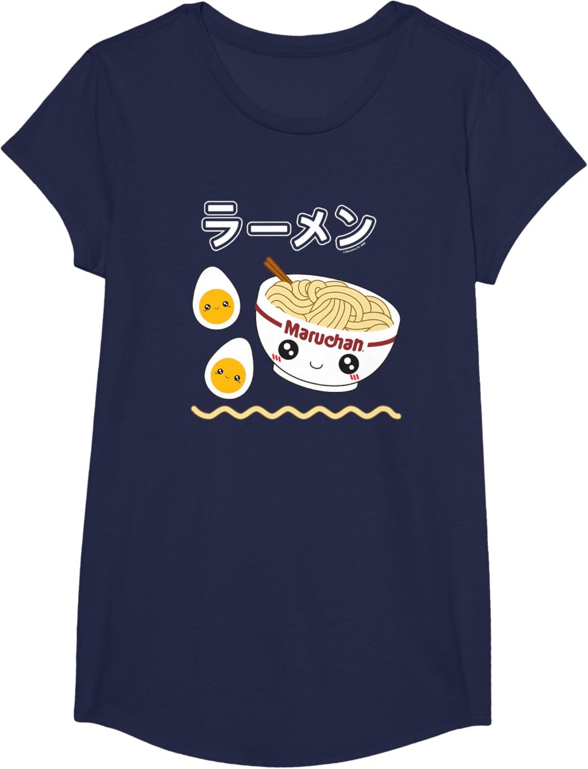 image:imageMaruchan Instant Lunch Cute Ramen Japanese Style Logo TShirtNavy Blue