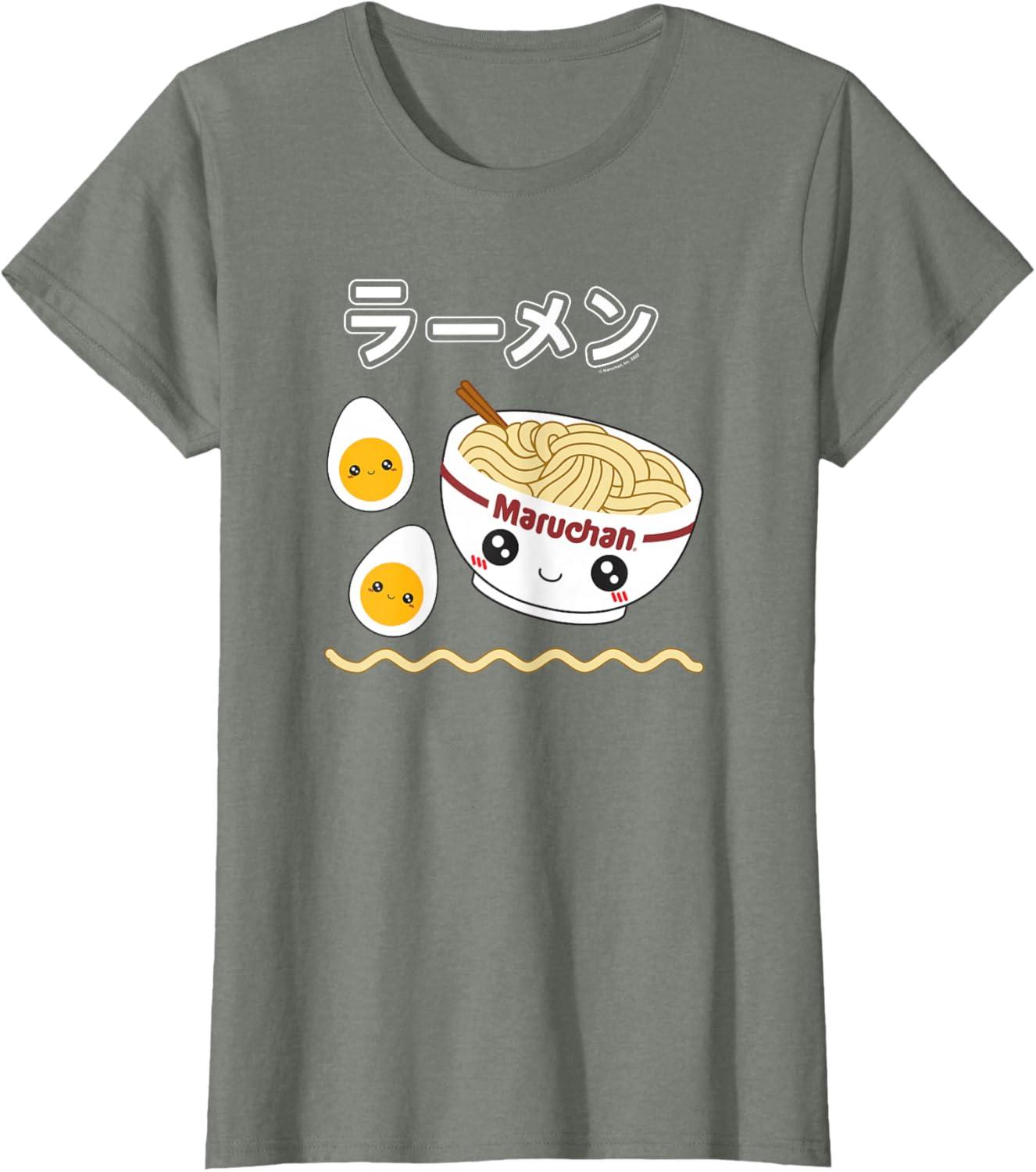 image:imageMaruchan Instant Lunch Cute Ramen Japanese Style Logo TShirtOlive Heather