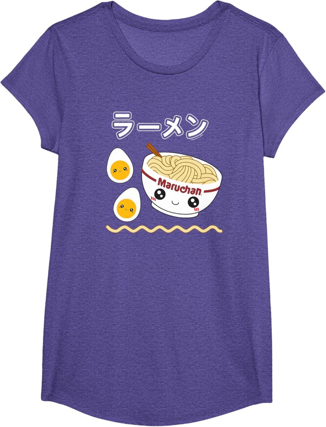 image:imageMaruchan Instant Lunch Cute Ramen Japanese Style Logo TShirtPurple Heather