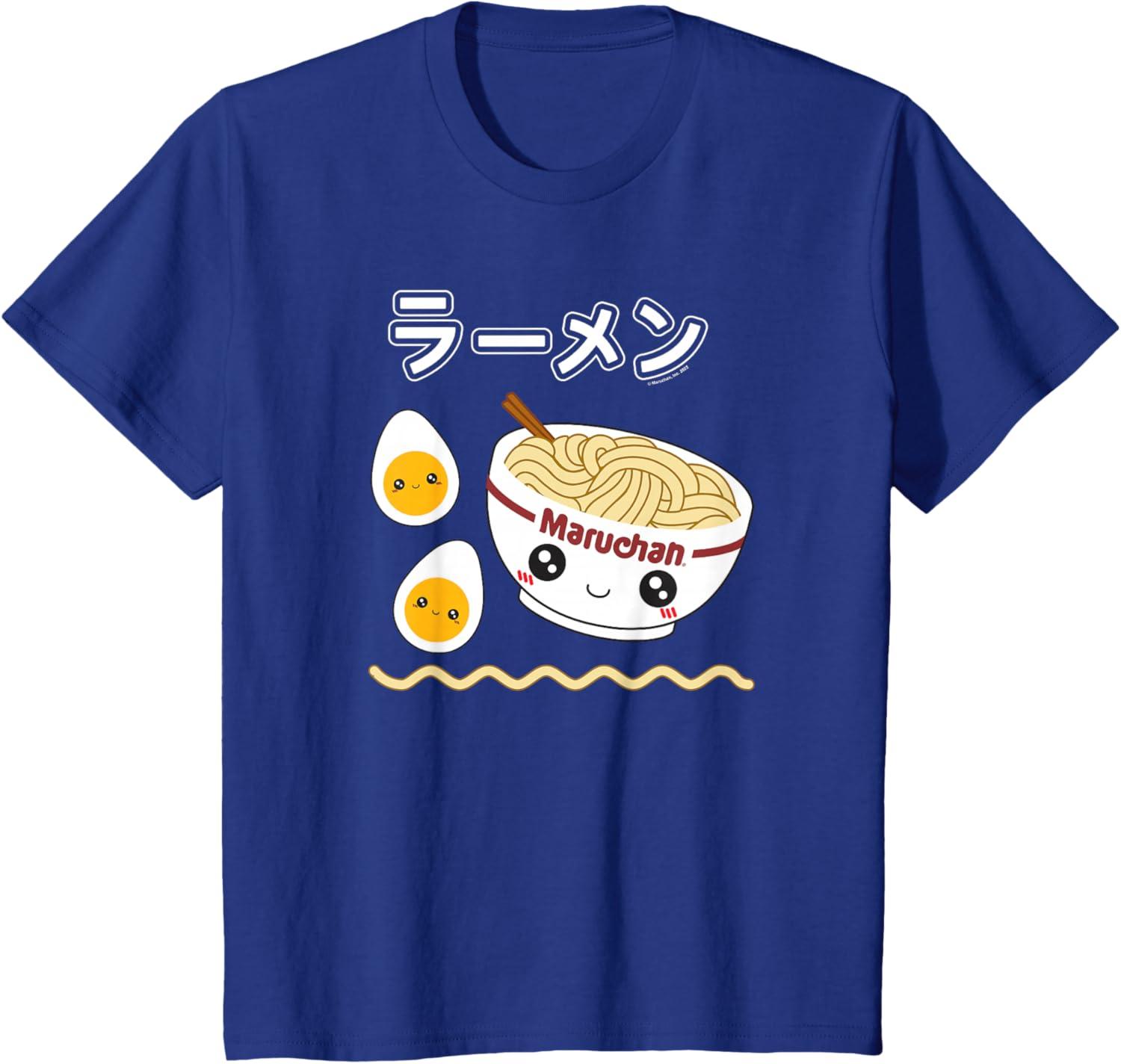 image:imageMaruchan Instant Lunch Cute Ramen Japanese Style Logo TShirtRoyal Blue