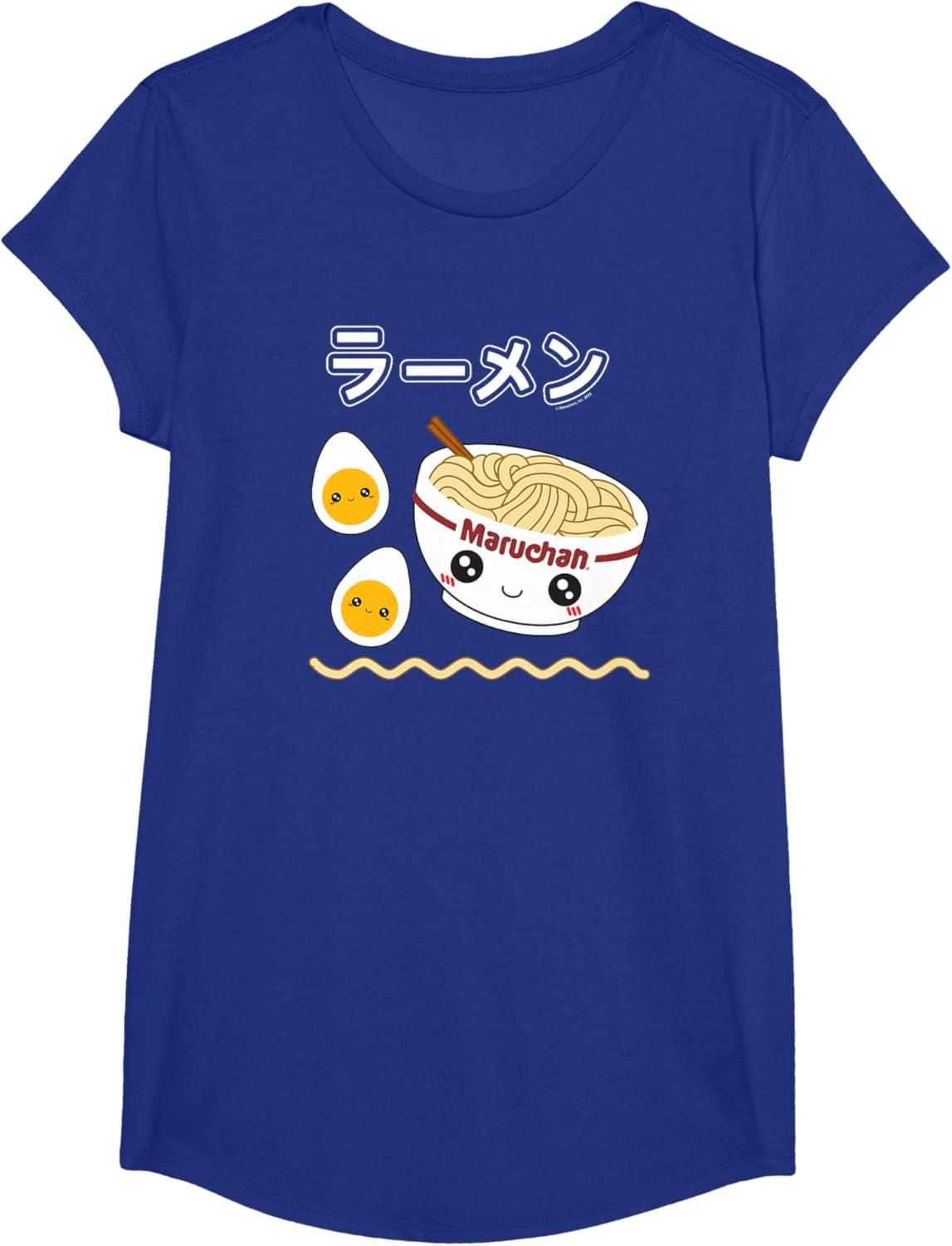 image:imageMaruchan Instant Lunch Cute Ramen Japanese Style Logo TShirtRoyal Blue