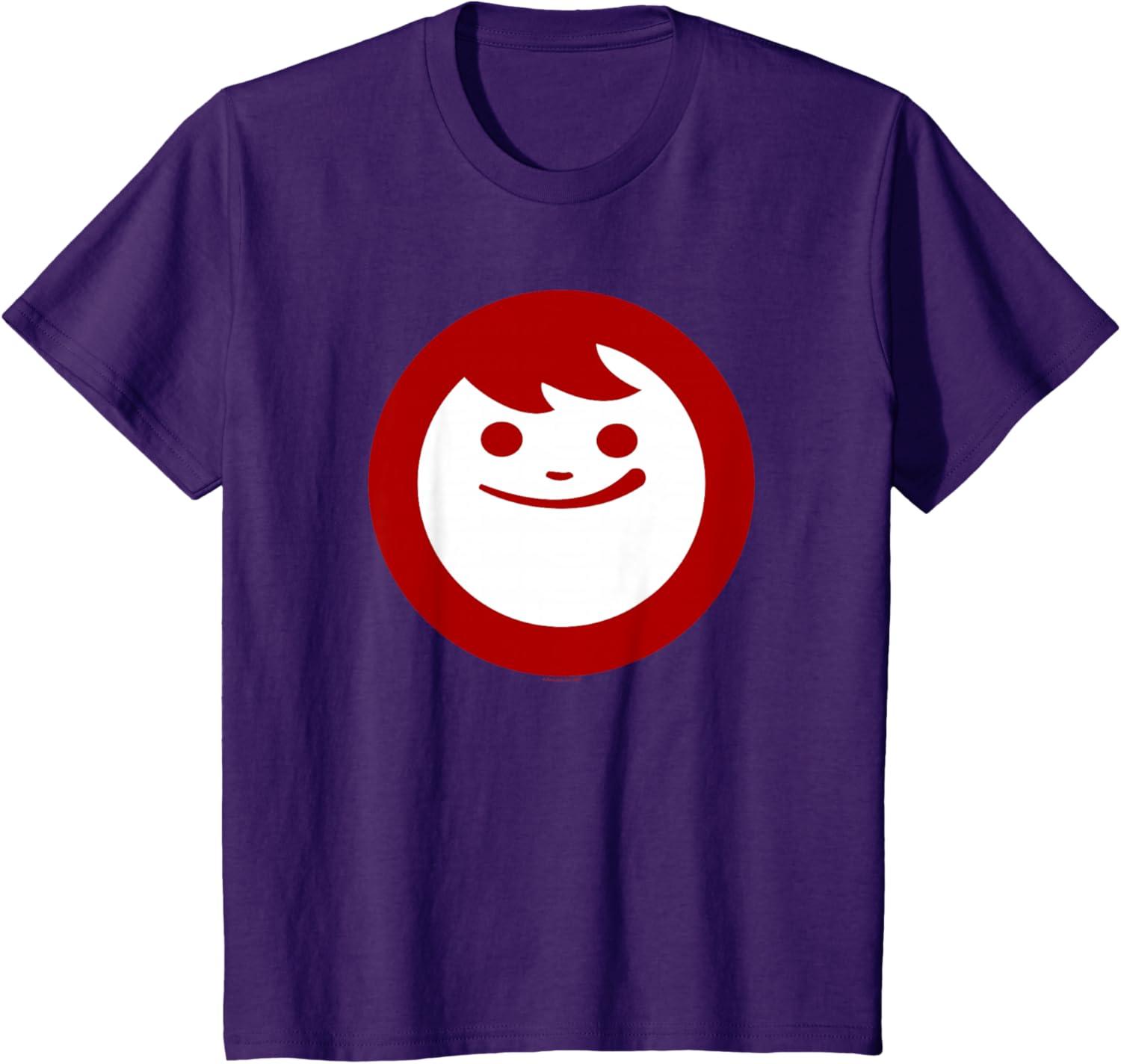 image:imageMaruchan Instant Lunch Happy Face Classic Logo TShirtPurple