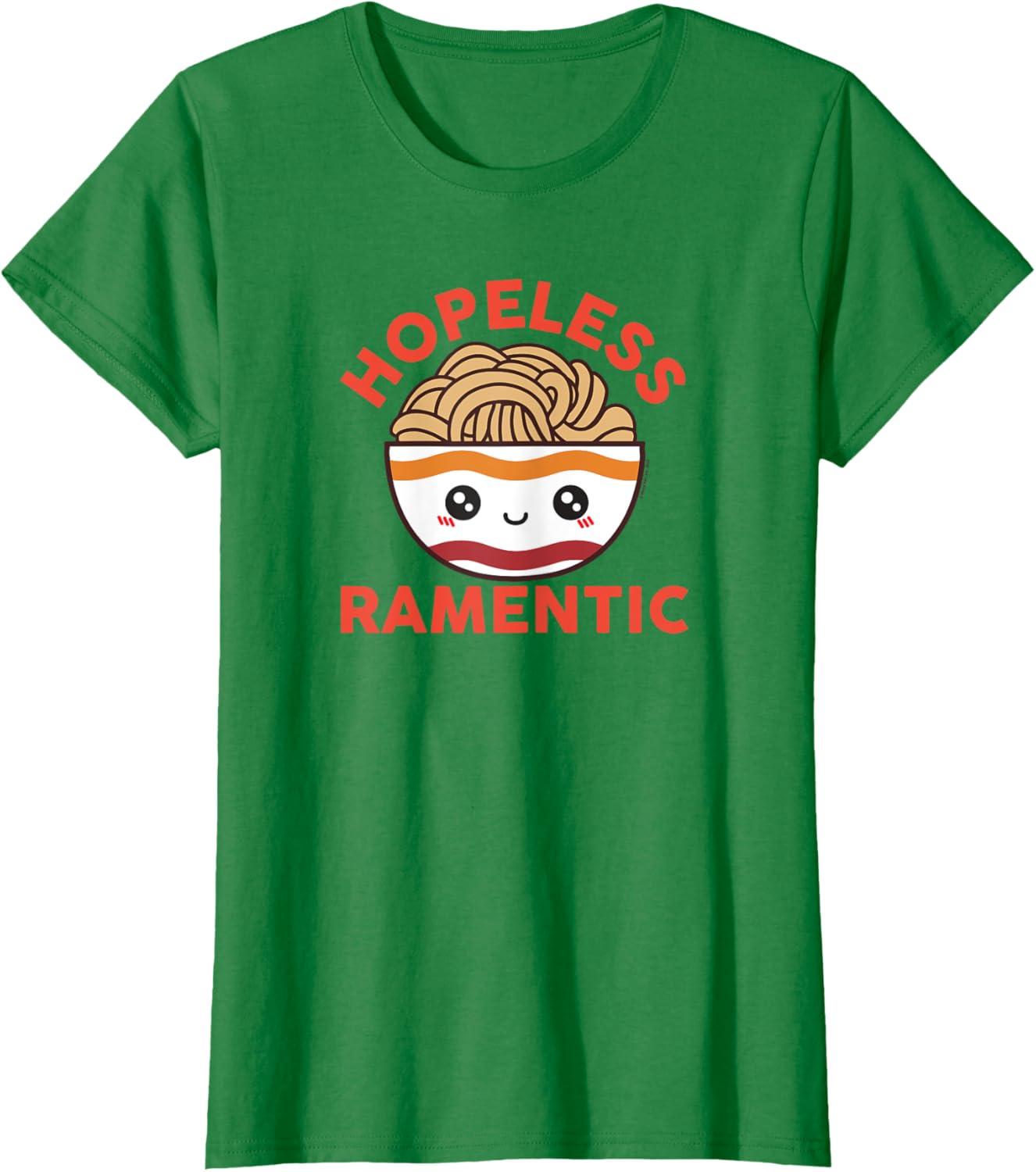 image:imageMaruchan Instant Lunch Hopeless Ramentic Cute Bowl TShirtKelly Green