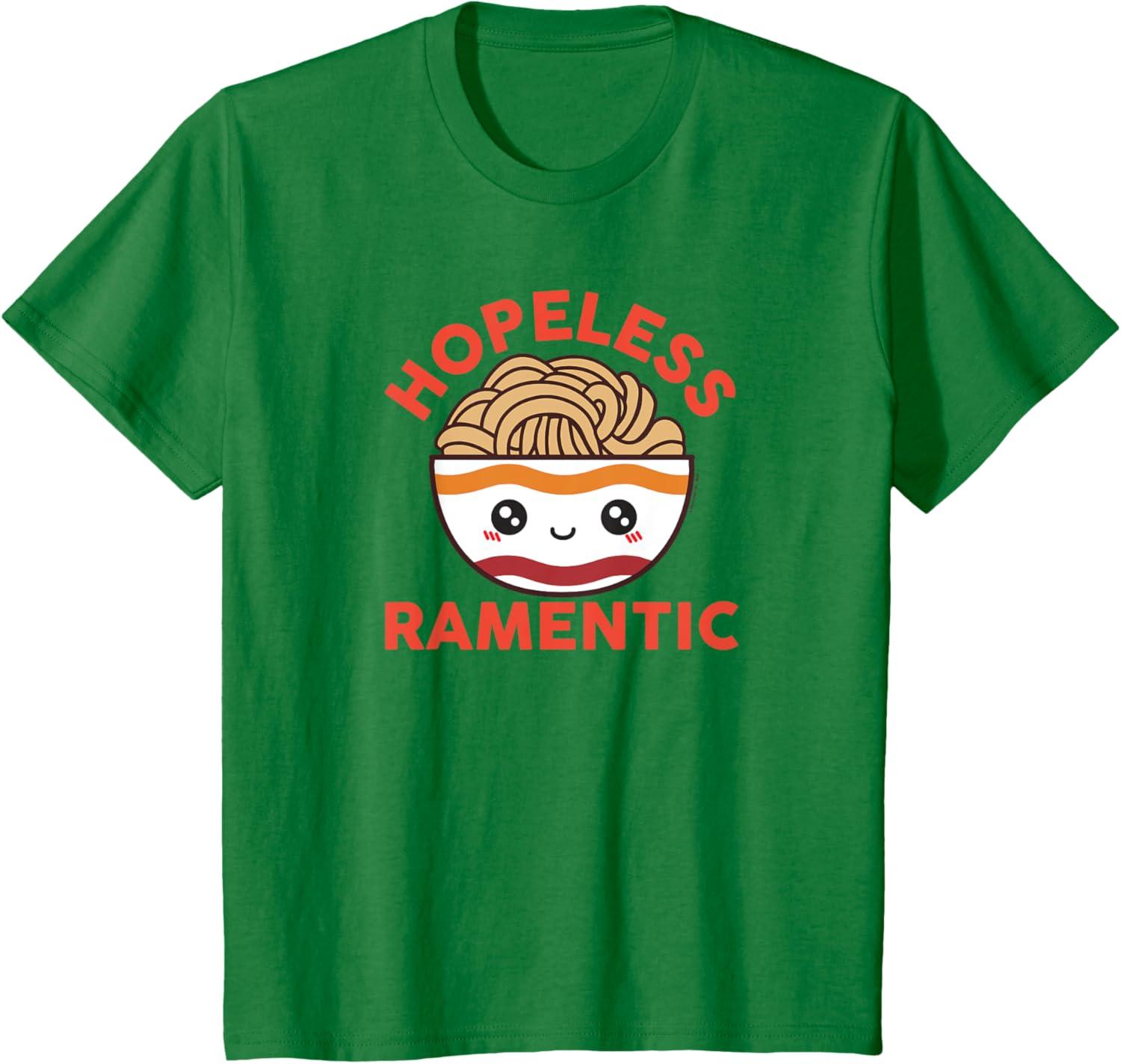 image:imageMaruchan Instant Lunch Hopeless Ramentic Cute Bowl TShirtKelly Green
