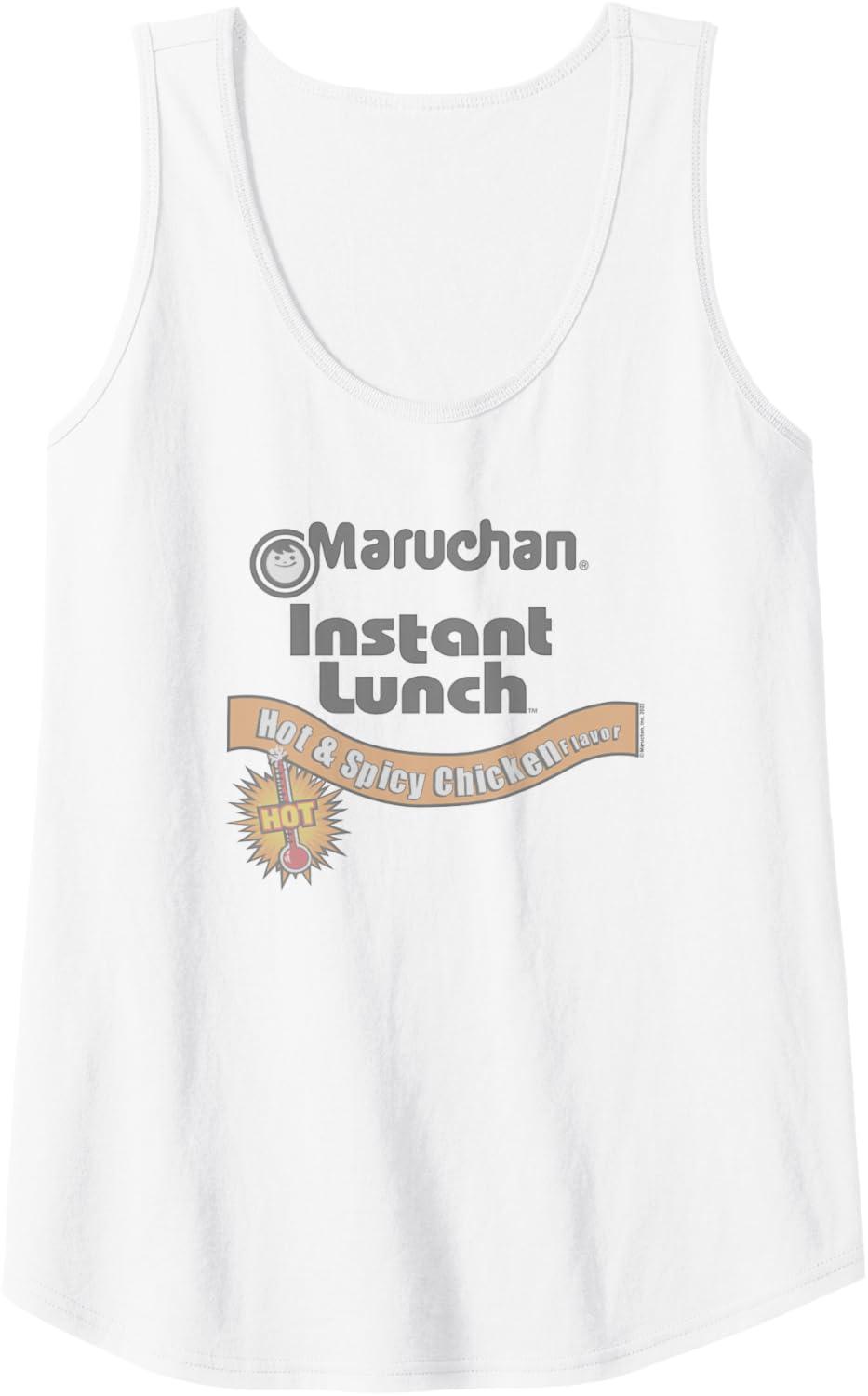 image:imageMaruchan Instant Lunch Hot amp Spicy Chicken Flavor Logo Tank TopWhite