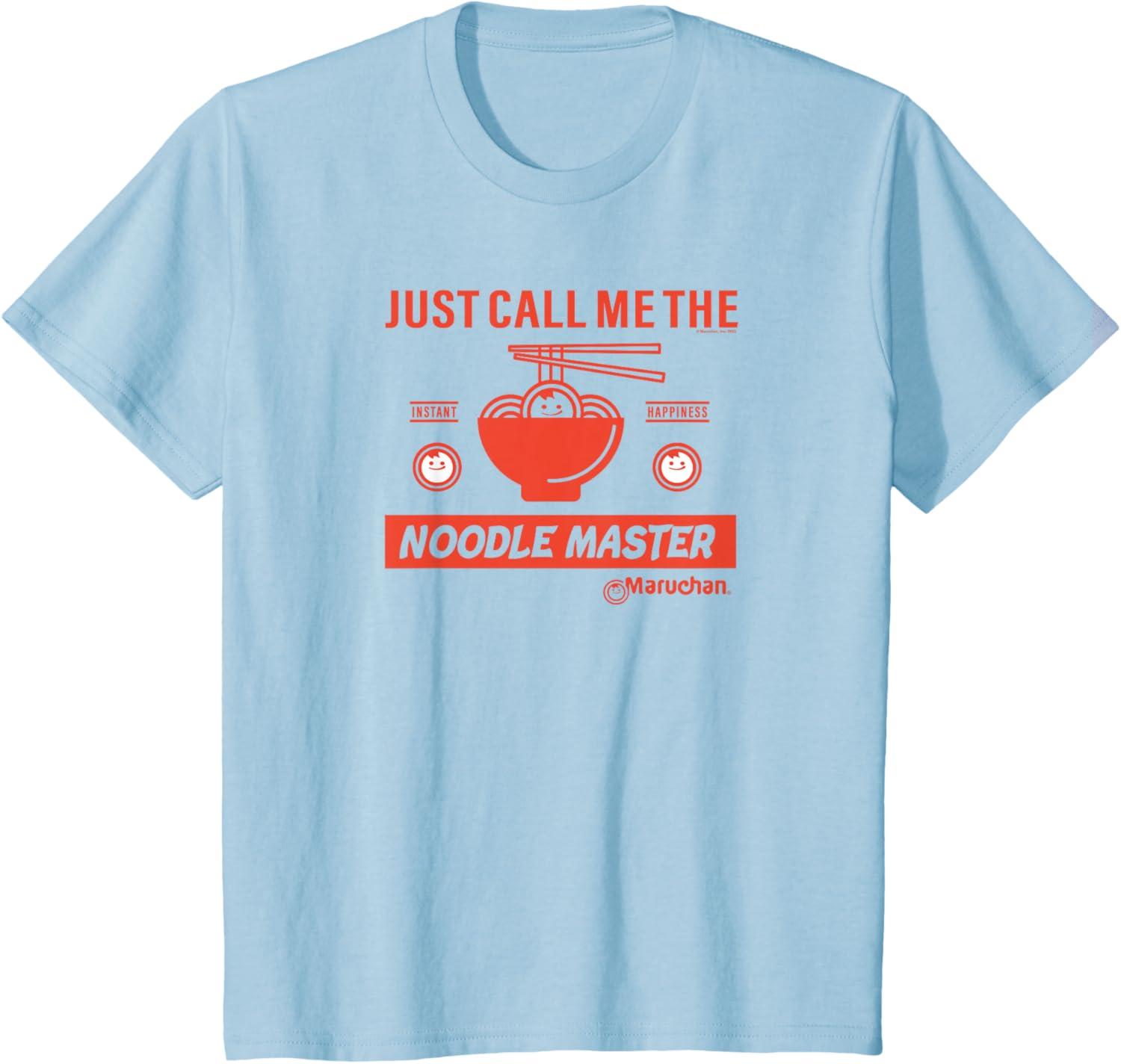 image:imageMaruchan Instant Lunch Just Call Me The Noodle Master TShirtBaby Blue