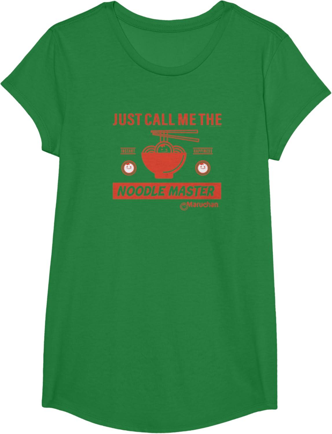 image:imageMaruchan Instant Lunch Just Call Me The Noodle Master TShirtKelly Green