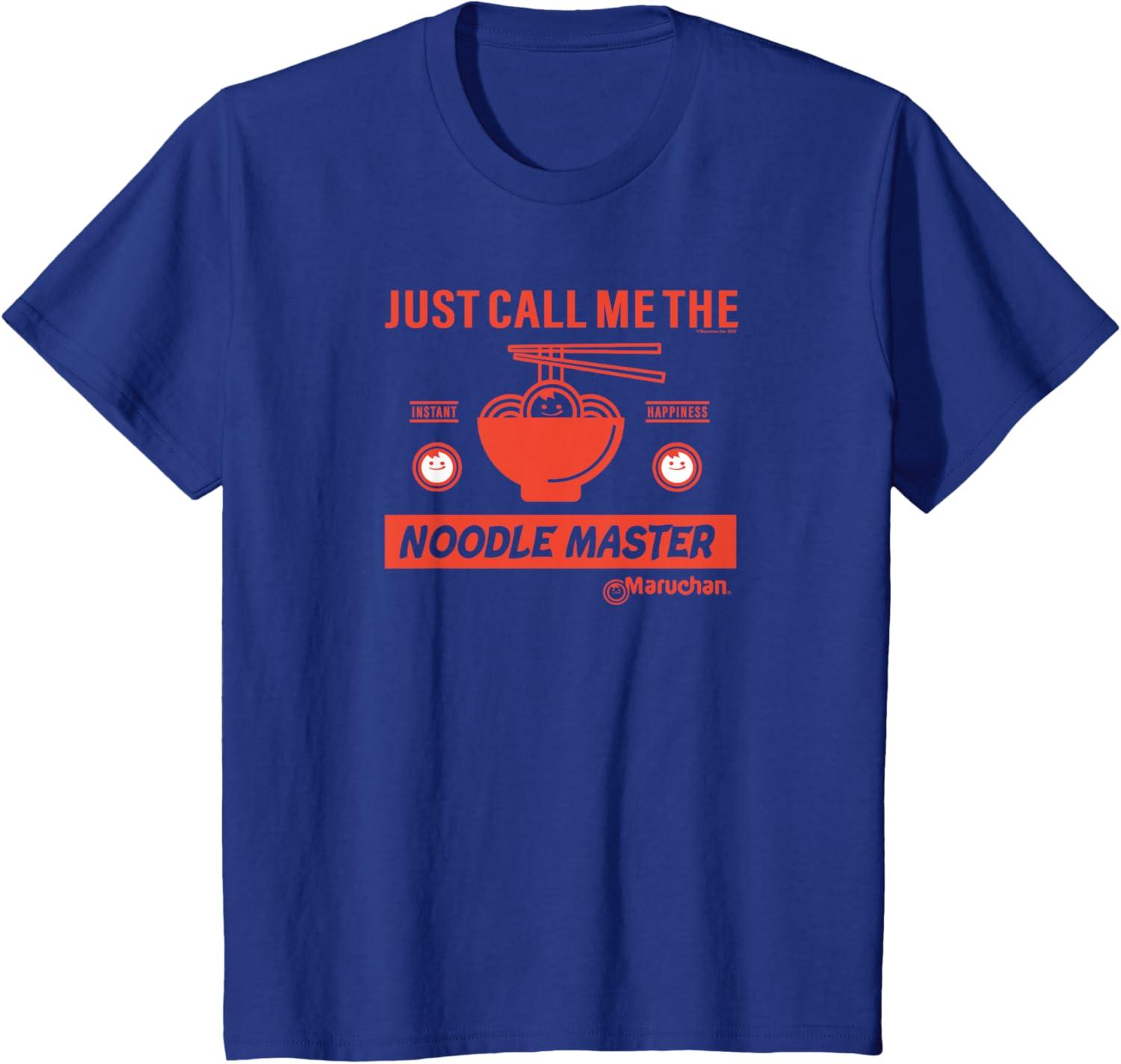 image:imageMaruchan Instant Lunch Just Call Me The Noodle Master TShirtRoyal Blue