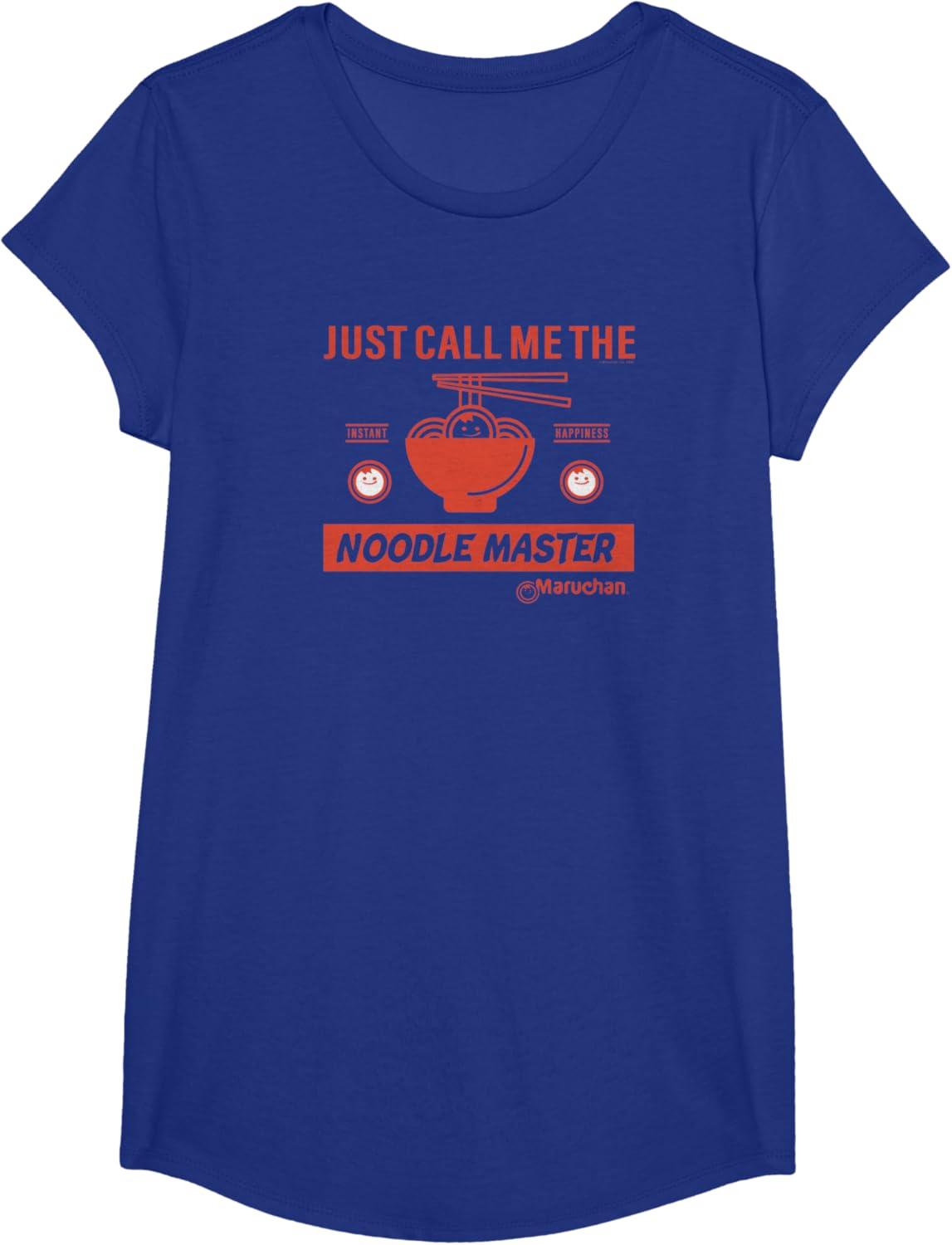 image:imageMaruchan Instant Lunch Just Call Me The Noodle Master TShirtRoyal Blue