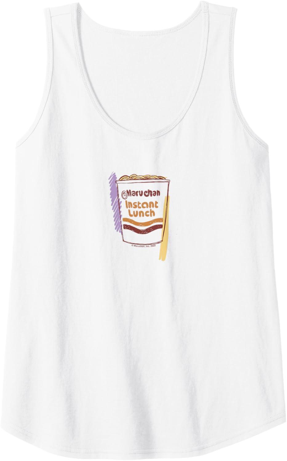 image:imageMaruchan Instant Lunch Logo Sketch Tank TopWhite