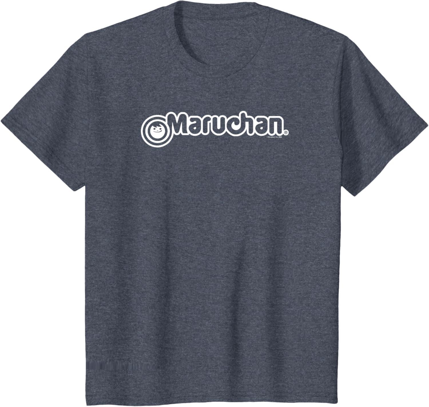 image:imageMaruchan Instant Lunch Official Classic Logo TShirtHeather Blue